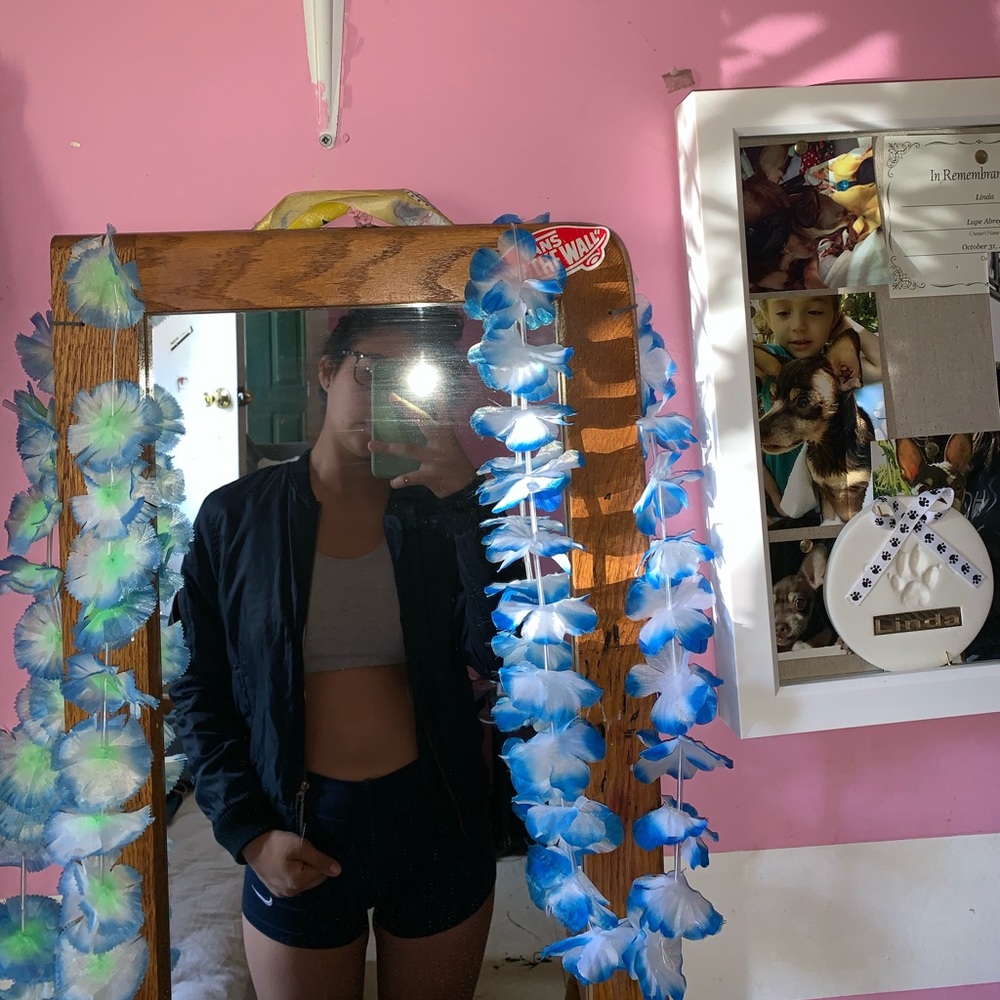 Navy Blue Bomber Jacket